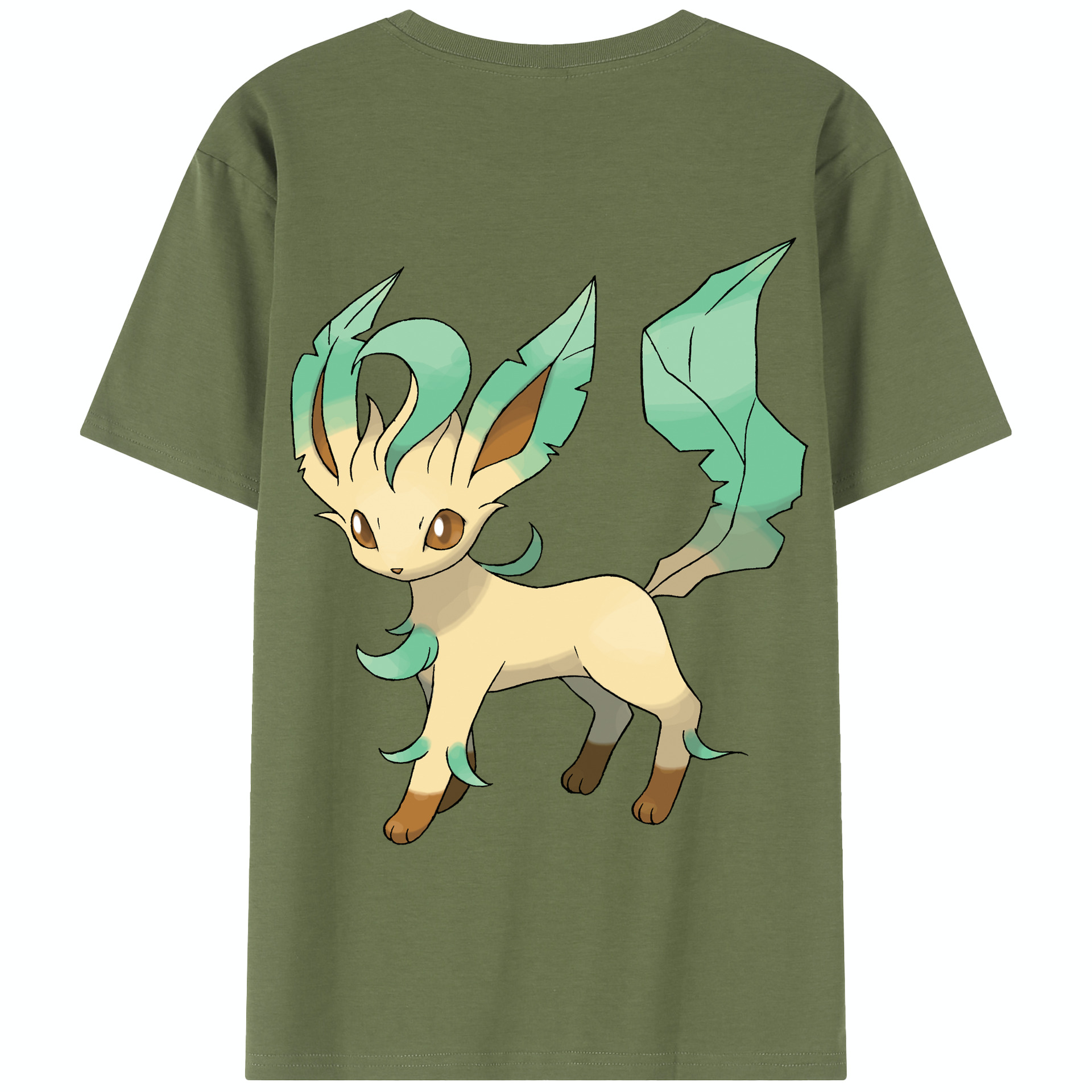 （画像用） ポケットモンスター Pokémon 綿100％半袖Tシャツ（背面プリント）